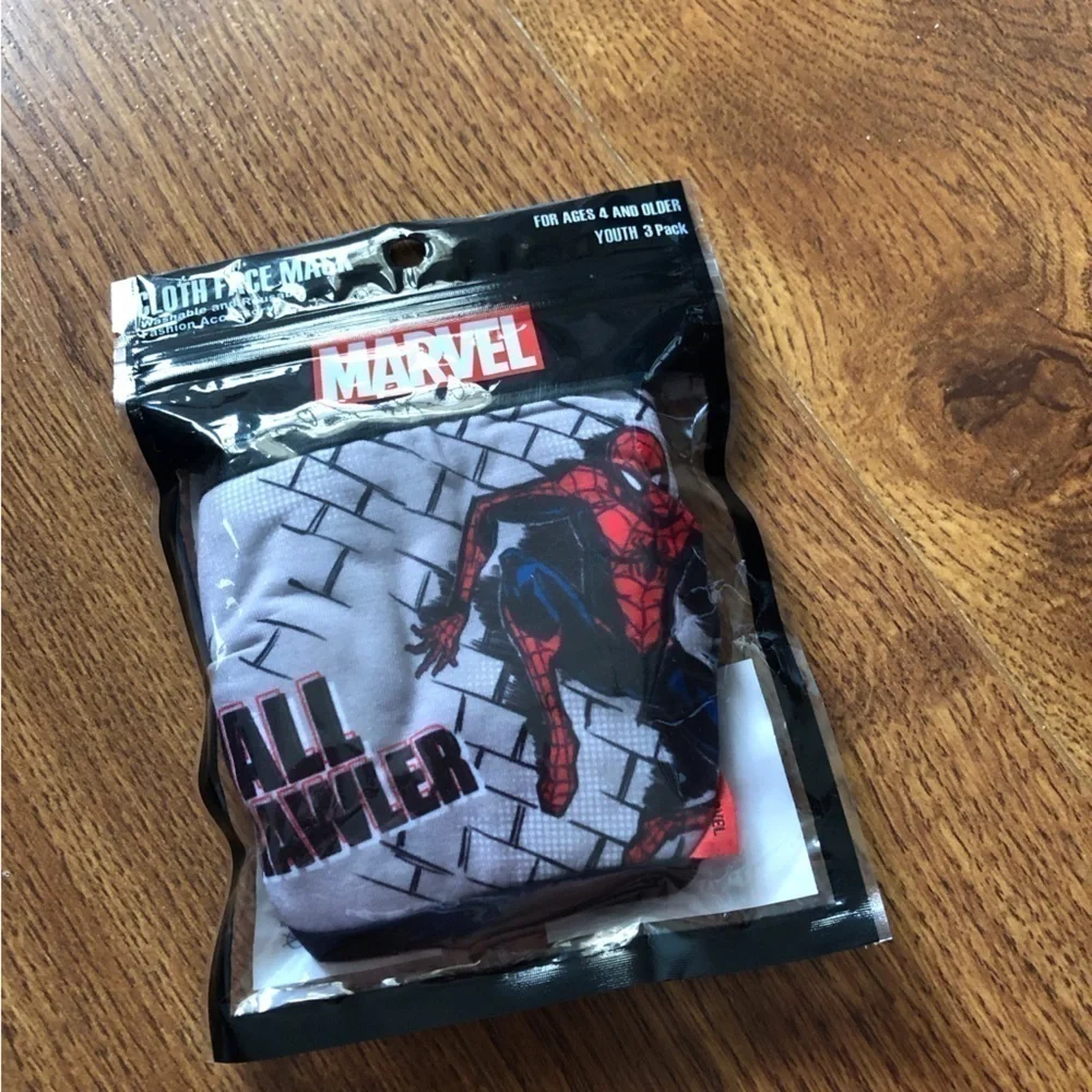 Marvel Spider-man 3 pack face masks